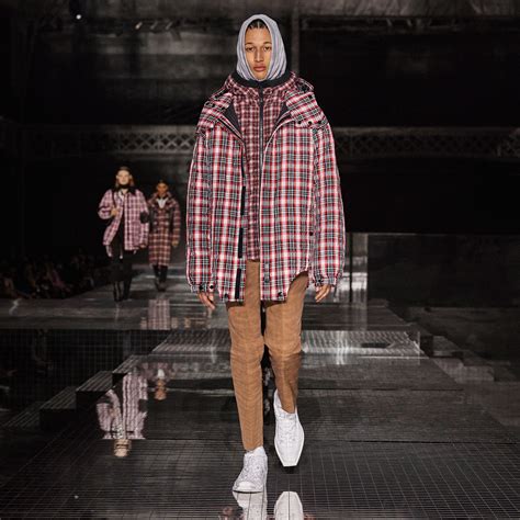 burberry checked hooded jacket|Burberry jacket men's quilted.